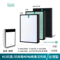 在飛比找蝦皮商城優惠-怡悅 抗病毒 HEPA 濾網 濾心 適用 PANASONIC