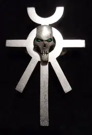 Necron Ankh talisman pin