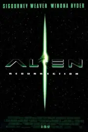 Alien Resurrection movie poster 11 x 17 Sigourney Weaver Winona Ryder Horror art