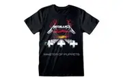 Metallica Unisex Adult Master Of Puppets Tracks T-Shirt (Black) - UTPH1618