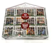 Thomas Kincaid Puzzle 12 Mini In 12 Tins Makes 500 Pc Puzzle Gift
