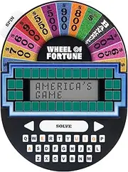 Educational Insights Wheel of Fortune Game - Handheld Electronic Game, Puzzle Games for Kids and Adults, Wheel of Fortune Gifts for Ages 8+