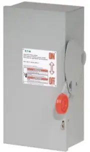 DH322NGK Cutler Hammer DH Series Disconnect 240V 60A Fusible Switch