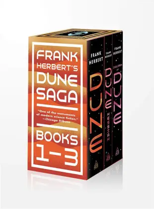 Frank Herbert's Dune Saga 3-Book Boxed Set: Books/沙丘(沙丘魔堡)套書(3冊合售)/Dune/Dune Messiah/Children of Dune eslite誠品【預購】