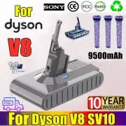 10000mAh Sony Battery For Dyson V8 SV10 Absolute Animal Motorhead Fluffy &Filter
