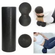 Women Yoga Foam Block Roller Peanut Ball Set Massage Relax Roller Ball Therapy
