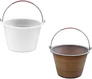 SEWOART Plastic Cement Bucket Anti-Fall Storage Bucket for Construction Workers