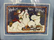 Vintage Dimensions Makin New Friends 8570 Cross Stitch by Deb Strain New Snowmen