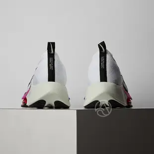 Nike Air Zoom Tempo Next% FK 男鞋 白彩 襪套 氣墊 避震 慢跑鞋 CI9923-100