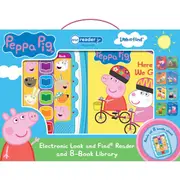 8 Pack Peppa Pig Electronic Look and Find Reader and Book Library