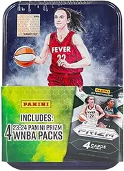 2024 Panini Prizm WNBA Championship Collection Basketball Box (Tin) Four 2024 Prizm WNBA Packs (Possible Caitlin Clark Tin or Caitlin Clark Rookie Card)