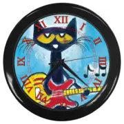 Pete the Cat Frameless Decorative Elegant Wall Clock
