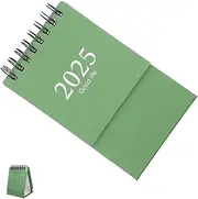 Homoyoyo Mini Desk Calendar 2024-2025 - Compact Standing Flip Calendar for Home or Office 18 Month Academic Year Monthly Planner Design
