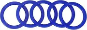 X AUTOHAUX Universal Oil Seal UN Lip Seal Ring Rotary Shaft Seal 50x63x6mm High Pressure TPU Blue 5 Pcs