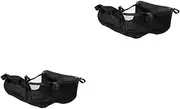 Hohopeti 2pcs Stroller Bottom Basket Organizer Bag Storage Net for Pram Stroller Accessories