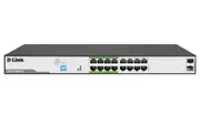 D-Link 18-Port Gigabit PoE Switch with 16 PoE+ Ports (8 Long Reach 250m) and 2 SFP Uplinks
