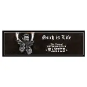 Ned Kelly Such is Life Wanted Bar Runner Mat 88x25cm