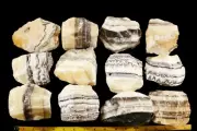 Zebra Onyx 4" 2 Lb Metaphysical Crystal Healing and Stones Crown Chakra Reiki