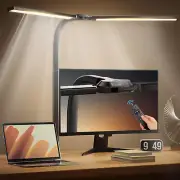 LED Desk Lamp, Eye Caring Desk Reading Light, Architect Double Head LED Light Of