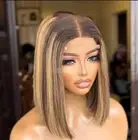 Piano Color Lace Front Human Hair Wig Highlight 4x4 Lace Front Wig