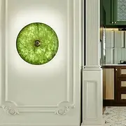 Marble Wall Sconce, Modern Wall Light Fixtures, Farmhouse Wall Sconces with Clear Glass Shade, Wall Lights for Living Room, Bedroom, Stair, Bathroom, Hallway 1