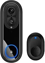5G 2.4G WiFi Video Doorbell 1080P Wireless Bell APP Smart Intercom Camera IP65 Waterproof Ring Bell with 7000mAh Battery(with 64G SD)