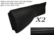 GREY STITCHING FITS TRIUMPH SPITFIRE & GT6 2X LEATHER KNEE PADS LEATHER COVERS