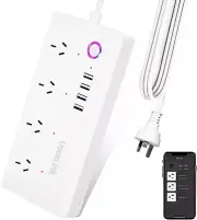 Zigbee Smart Power Strip Surge Protector USB Power Outlet with 4 USB Ports