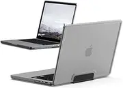UAG U Lucent Laptop Case for MacBook 14 2021, Ice/Black
