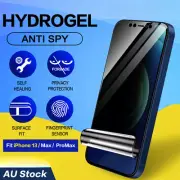 IPhone 13 Pro Max Full Coverage Privacy Anti-Spy Hydrogel Film Screen Protector