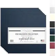 NIGHTSHIFT BLUE Cardstock from Cardstock Warehouse 12 x 12 PREMIUM 80 LB. COVER Cover - 25 Sheets