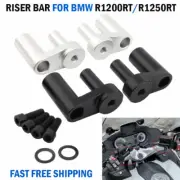 Billet Handlebar Riser Bar Raised Mount Clamp For BMW R1200RT R1250RT 2014-2023