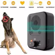 Outdoor Pet DOG Repeller Ultrasonic Bark Control Waterproof Rechargeable Dog Beh