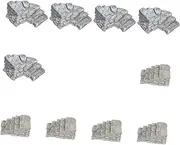 ULDIGI 10pcs Resin Craft Steps Adornments Micro Landscape Stairs Garden Decorations for Miniature Gardens and Dollhouses