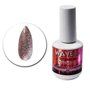 WAVE - UV LED Gel Nails Polish Glitter Titanium 03 Strawberry Champagne