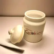 "Rare Otis Spunkmyer Ceramic Cookie Jar - Collectible, Discontinued, Excellent C