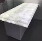 72" x 36" Modern White Quartz Stone Kitchen Counter modern & Stylish Centerpiece