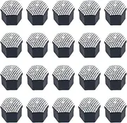 Wheel Nut Covers | Car Tire Shining Bolt Cover Set of 20 | Anti-Scratch Removable Wheel Nut Decorative Cap for Car Exterior Dust-Proof Protection