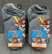 12 Pack Nick Jr Paw Patrol Little Boys No Show Socks Marshall, Rubble and Chase