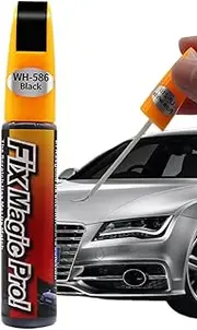 Automotive Paint Black, 12ml Car Paint Scratch Repair - Black/white Car Scratch Repair Paste, Scratch For Restoring Car Gloss