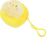 [TOVINANNA] Easter Chicken Plush Coin Purse Mini Cartoon Pouch for Boys and Girls Wallet Portable Earphone Bag