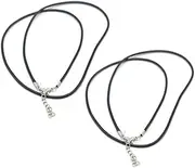 SEWACC 20pcs Jewelry Making Clasps Necklace Locket of The Lid Lobster Clasp Cord Alloy Clasp Bracelet Clasp Black