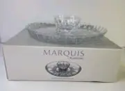 Waterford Crystal Marquis Markham Chip and Dip 12 7/8" Round Tray New in Box