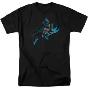 Batman Neon Batman DC Comics Licensed Adult T-Shirt