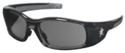 MCR Safety Swagger Safety Glasses Sunglasses Black Frame Gray Lenses Z87