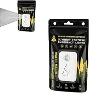 TEHAOUU Salt Water Light Bag Portable Emergency Lamp 120 Hours Battery Free LED Lights Hydro-Powered Survival Gear Power Outages for Outdoor Activities Night Fishing Camping (1,Convenient)