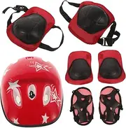 1Set Protective Gear Roller Skating Helmet Elbow Knee Pads Safety Gear for Outdoor Sports Lightweight Joint Protectors for Boys Durable Comfortable for Skating