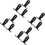 YARNOW 4sets Stainless Steel Hook Towel Hook Coat Hanger Purse Hook Outdoor Hook Pool Pole Holder Bolt on Hooks Stainless Steel Wall Hooks Double Pool Hook Pool Hanger Closet Hooks 3pcs*4