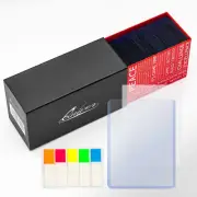 Quiver 100 Count Top Loader for Cards + 100 Soft Card Sleeves + 100 Pull-Tabs