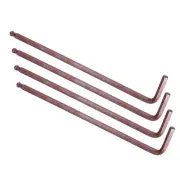 4pcs L-Handle Ball End Hex Key 5mm Metric Size L-Shape Wrench S2 Hand Tools